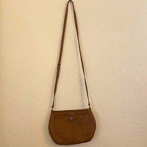 Coach Leather Brown Crossbody Bag